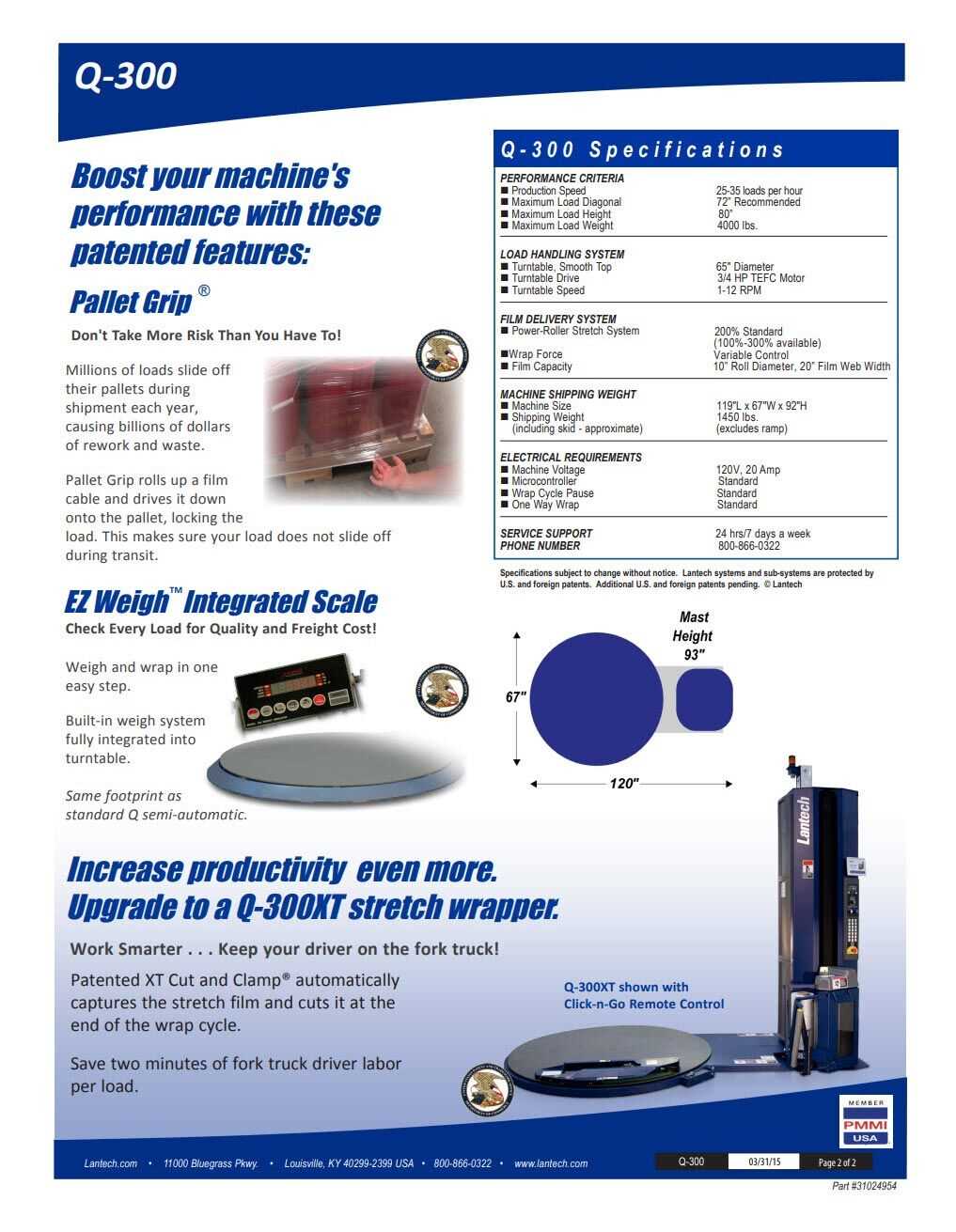 lantech q300 parts diagram