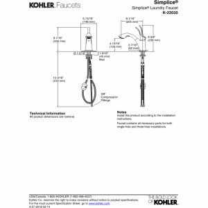 laundry faucet parts diagram