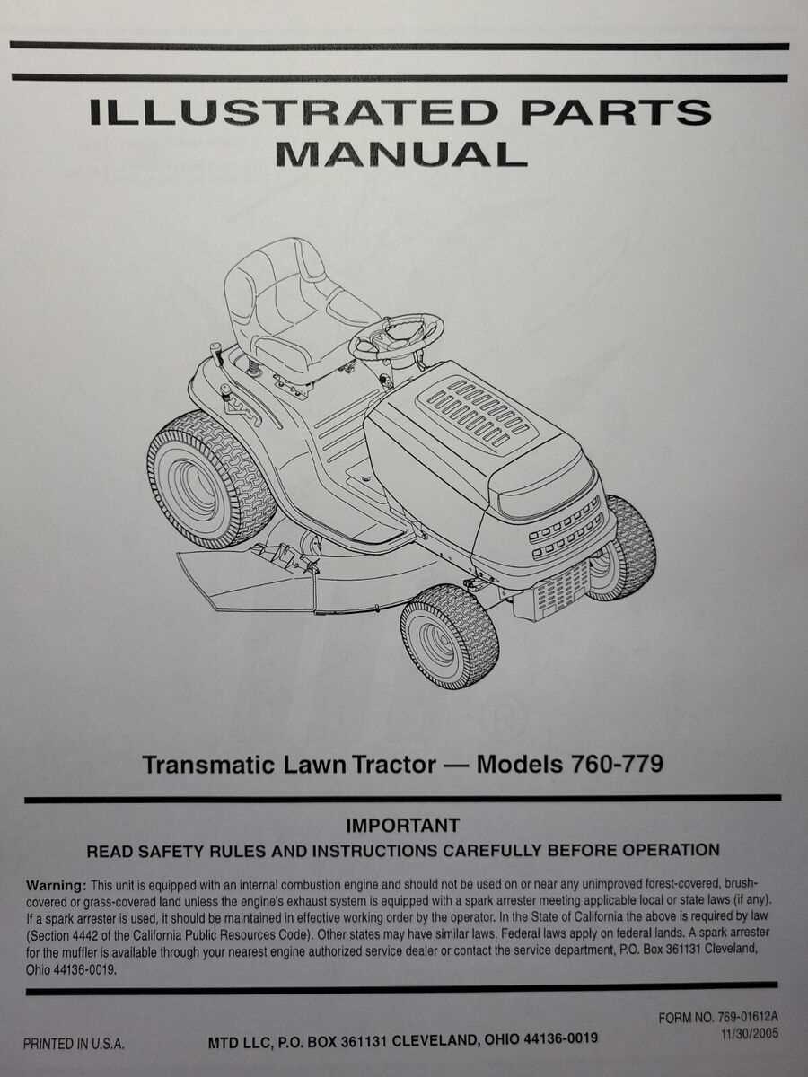 lawn tractor parts diagrams