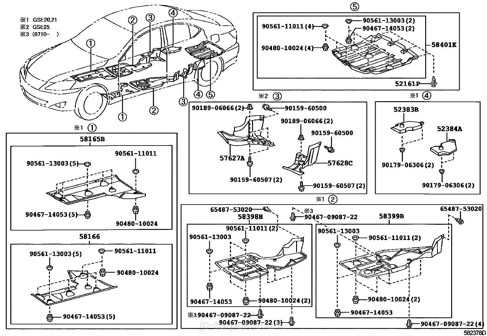 lexus is350 parts diagram