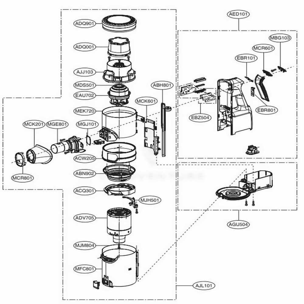 lg cordzero parts diagram