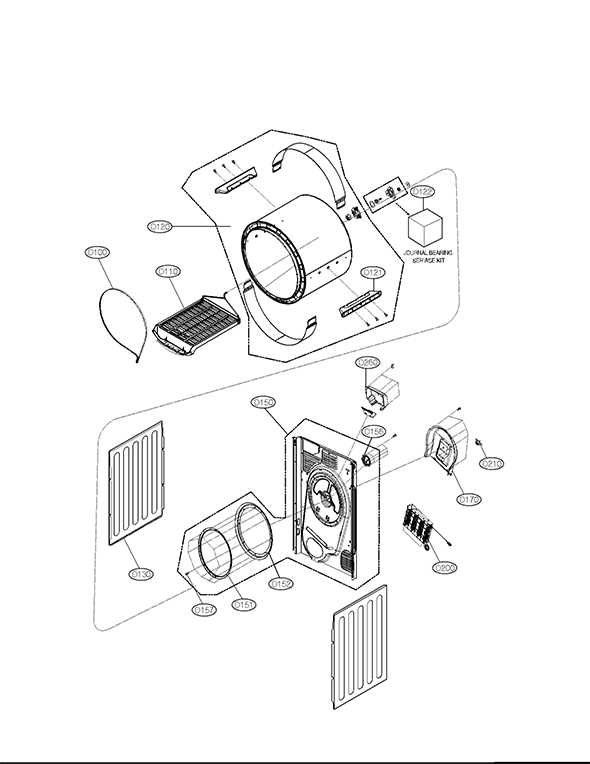 lg dryer parts diagram