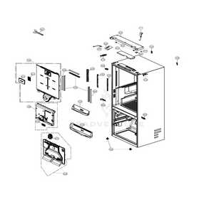 lg french door refrigerator parts diagram