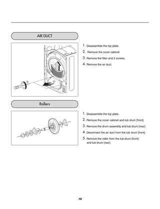 lg front load dryer parts diagram