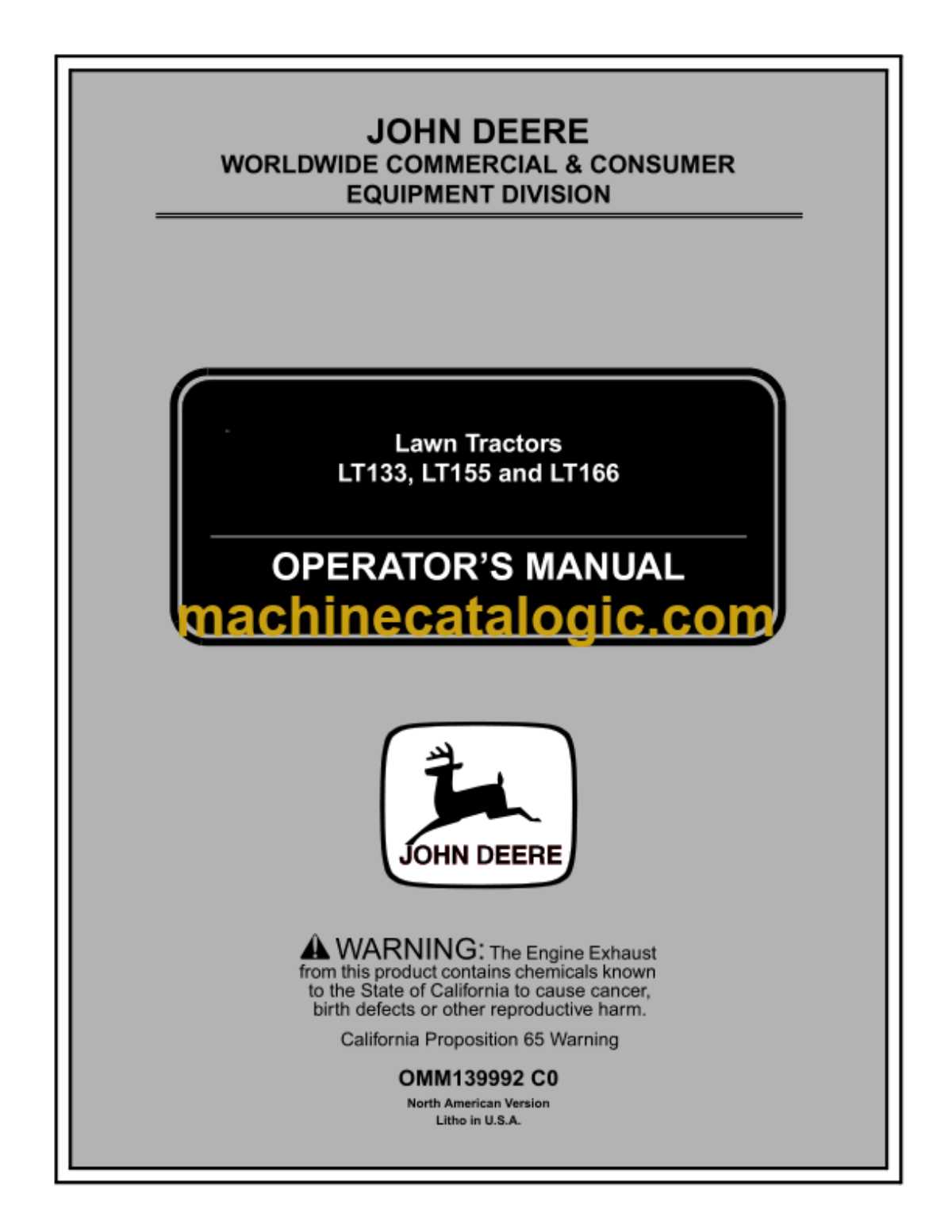 lt155 parts diagram