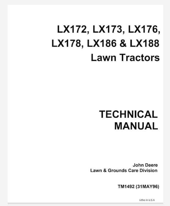 lx176 parts diagram