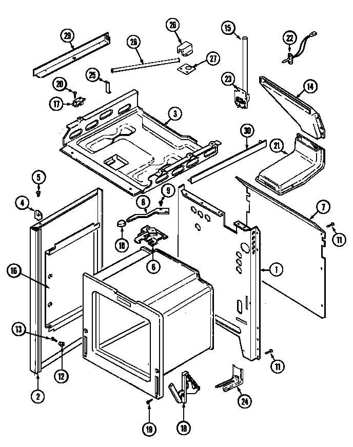 magic chef refrigerator parts diagram