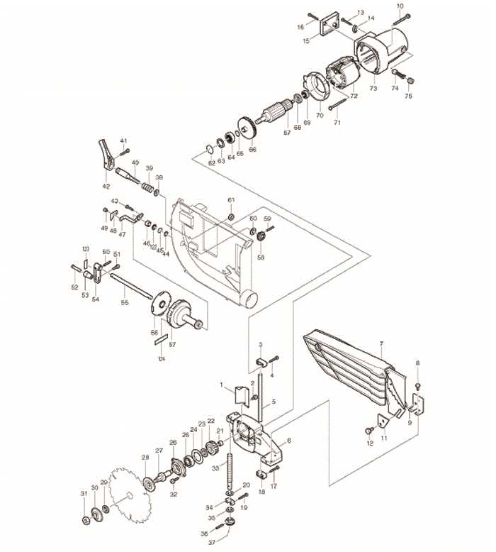 makita ls1040 parts diagram