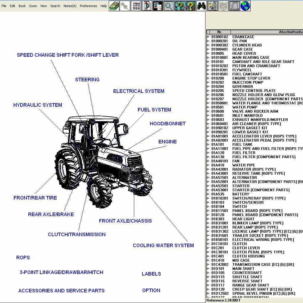 manual kubota t1560 parts diagram