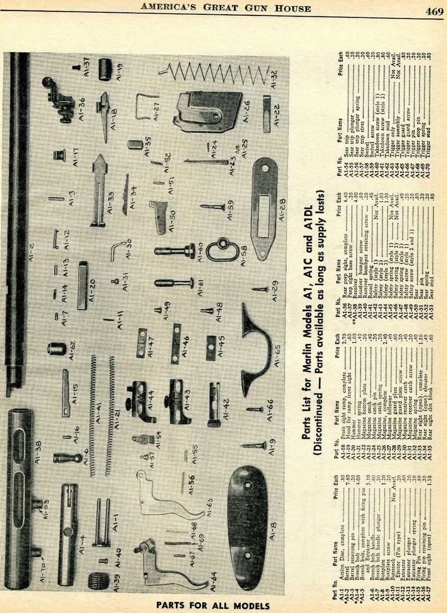 marlin 60 parts diagram