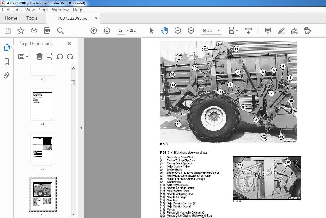 massey ferguson 12 baler parts diagram