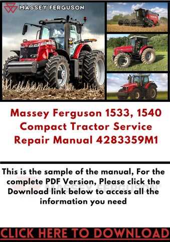 massey ferguson 1533 parts diagram