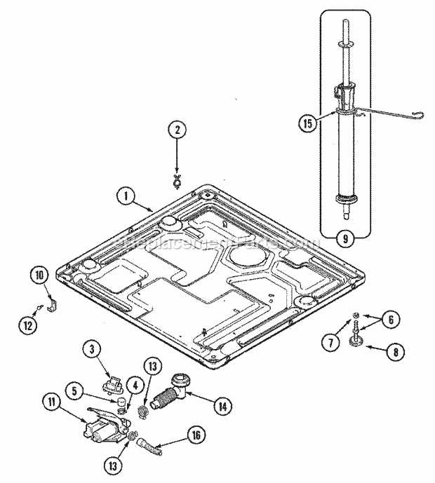 maytag bravos xl parts diagram