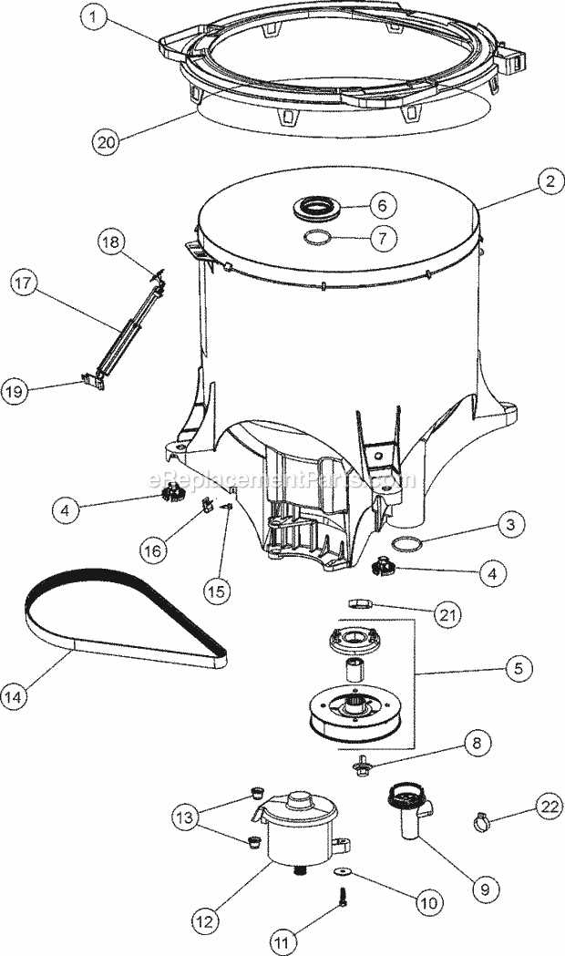 maytag centennial parts diagram