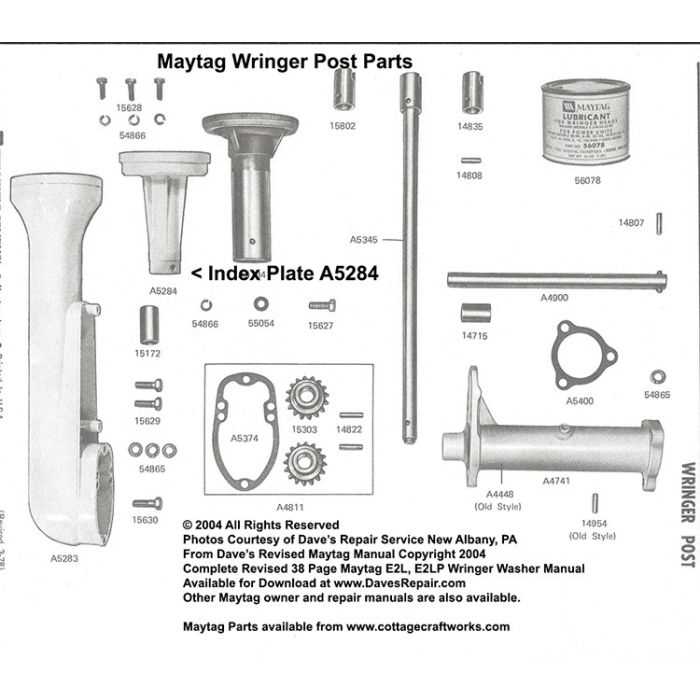 maytag parts diagram