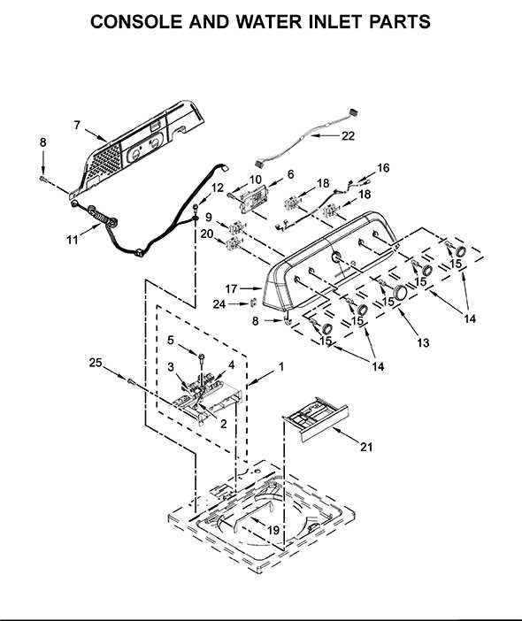 maytag top load washer parts diagram