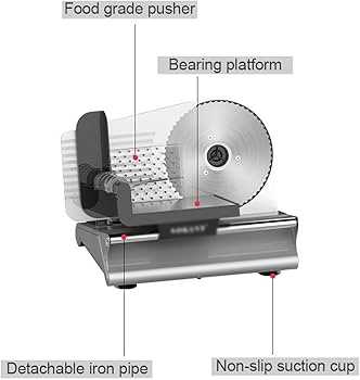 meat slicer parts diagram