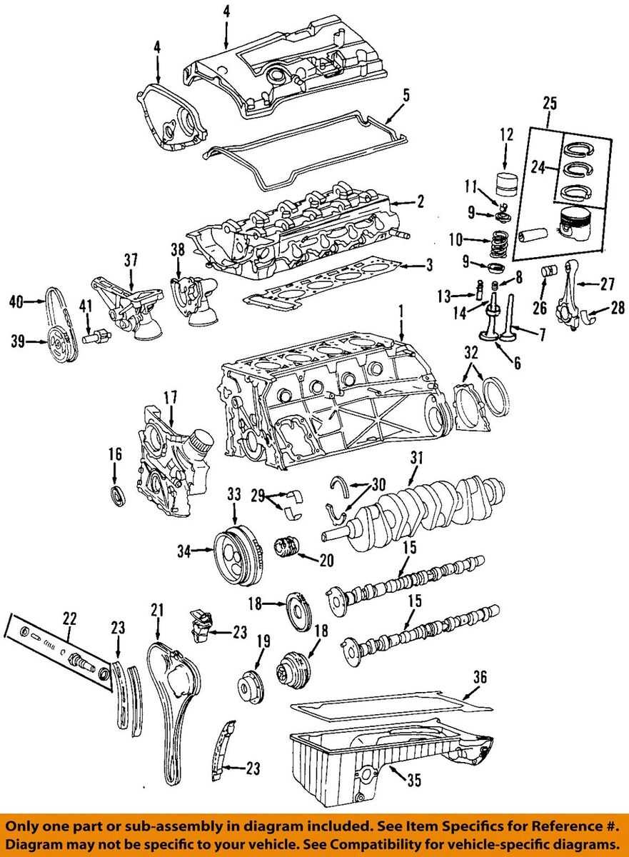 mercedes benz engine parts diagram