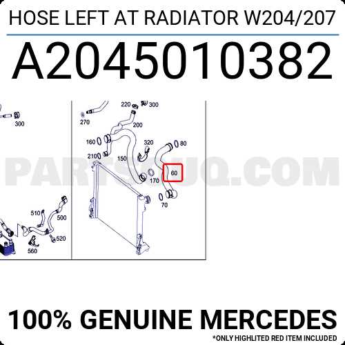 mercedes w204 parts diagram