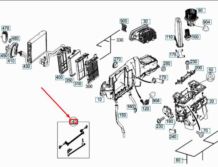 mercedes w204 parts diagram