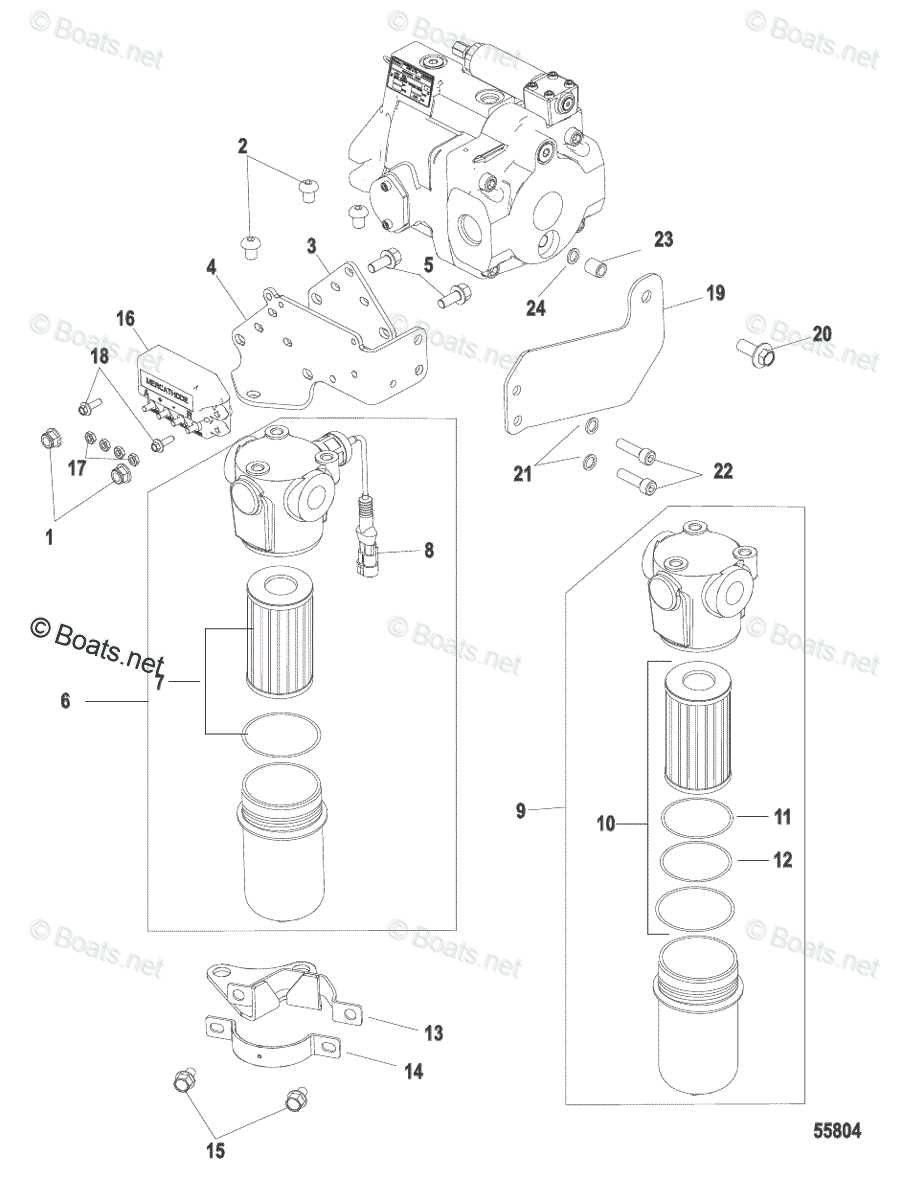 mercruiser 3000 shifter parts diagram