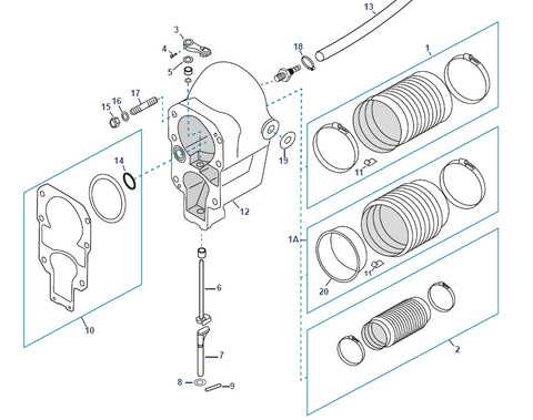 mercruiser alpha one lower unit parts diagram