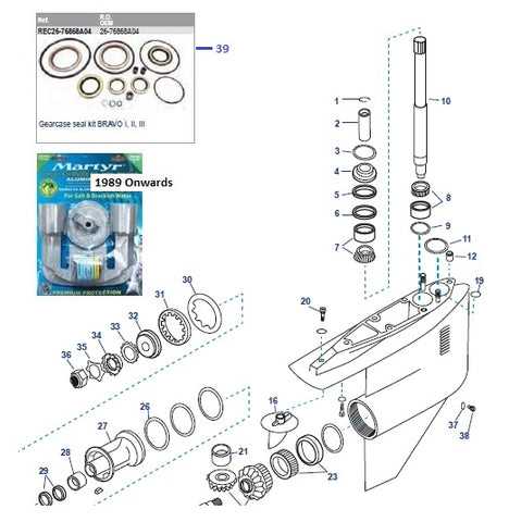 mercruiser bravo 3 parts diagram