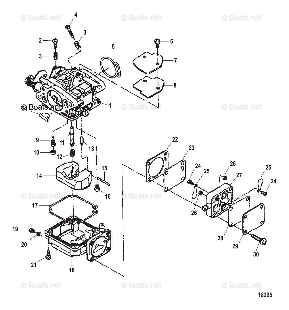 mercury 15 hp 2 stroke parts diagram