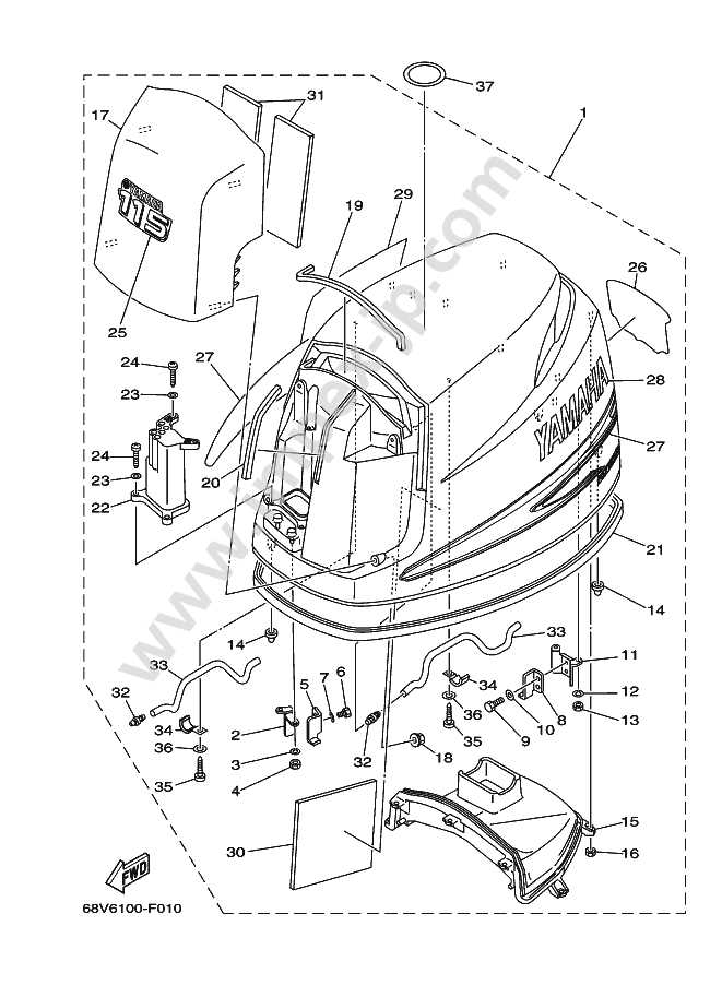 mercury 15 hp 2 stroke parts diagram