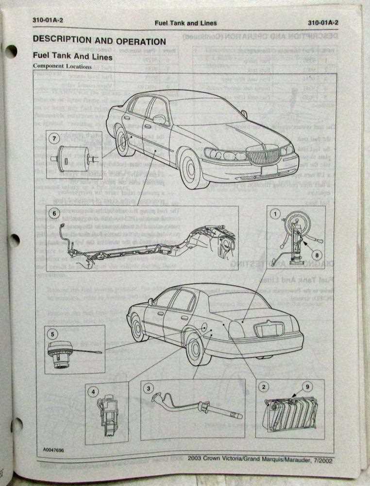 mercury grand marquis parts diagram