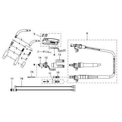 mig gun parts diagram