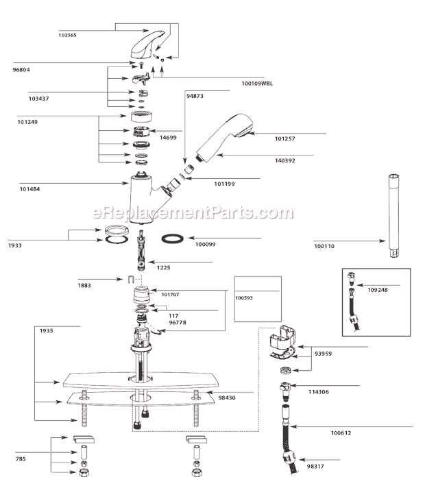 moen a112 18.1 faucet parts diagram