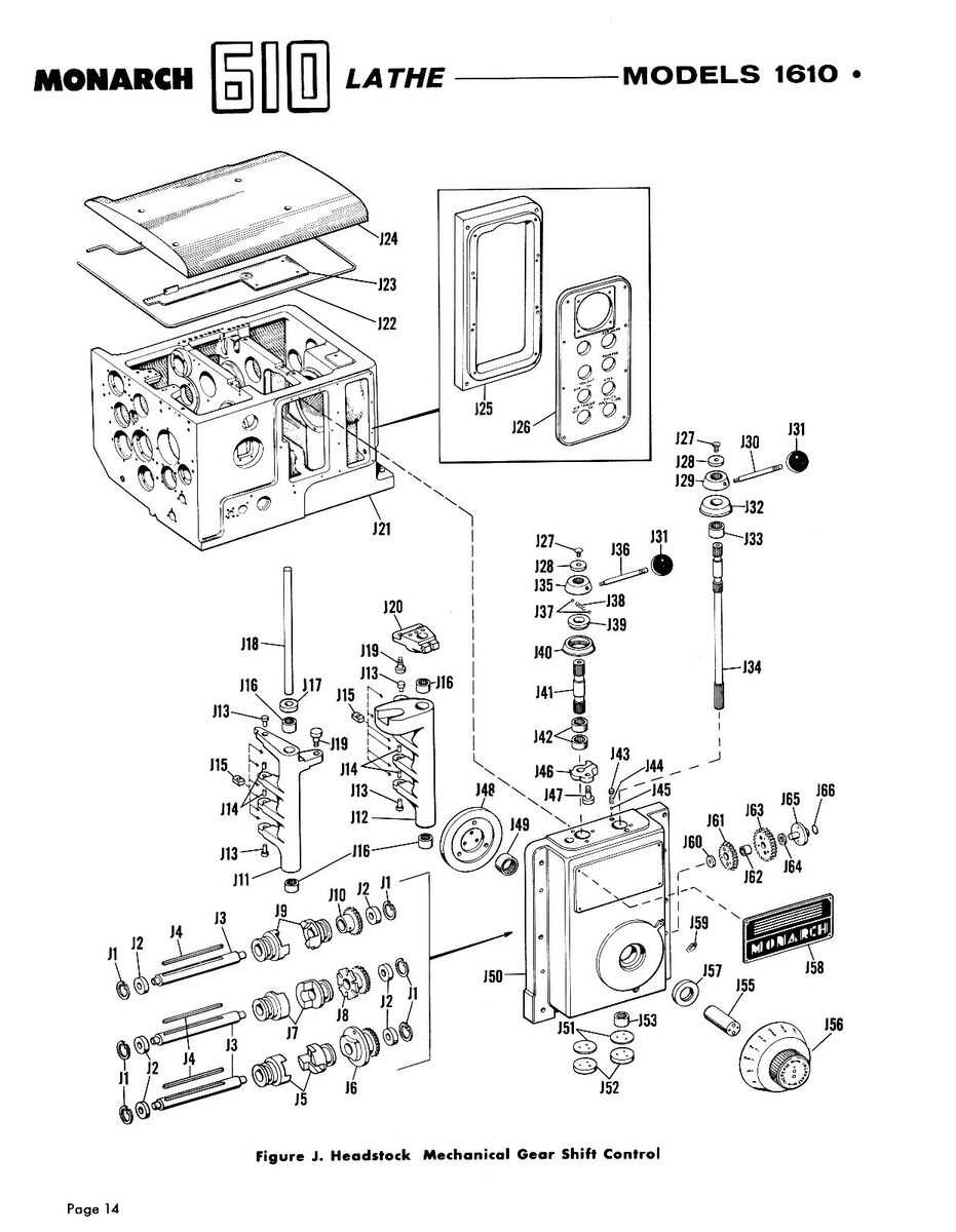 monarch 1131 parts diagram