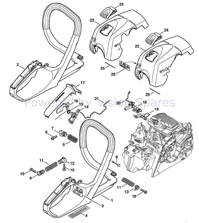 ms181 parts diagram