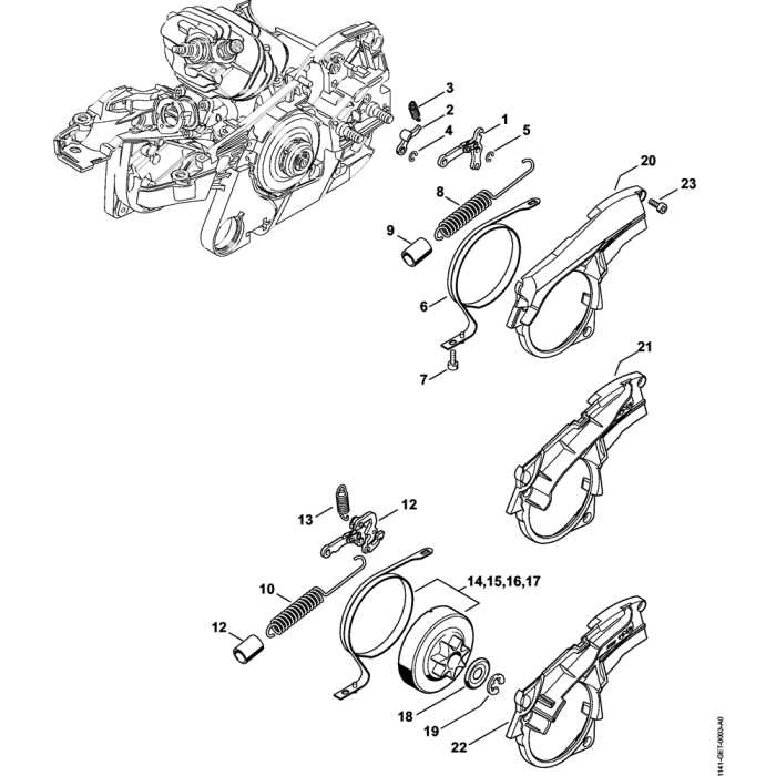 ms261c parts diagram