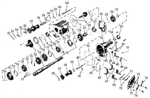 muncie 4 speed parts diagram