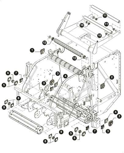 new holland baler parts diagram