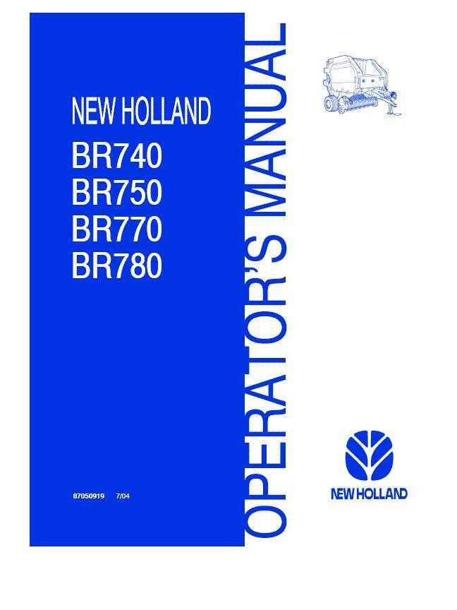 new holland br740 parts diagram