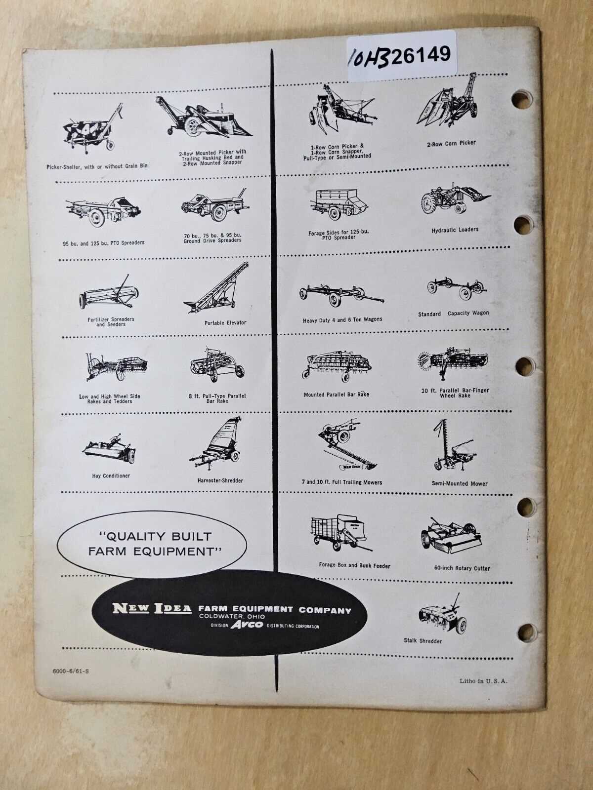 new idea hay rake parts diagram