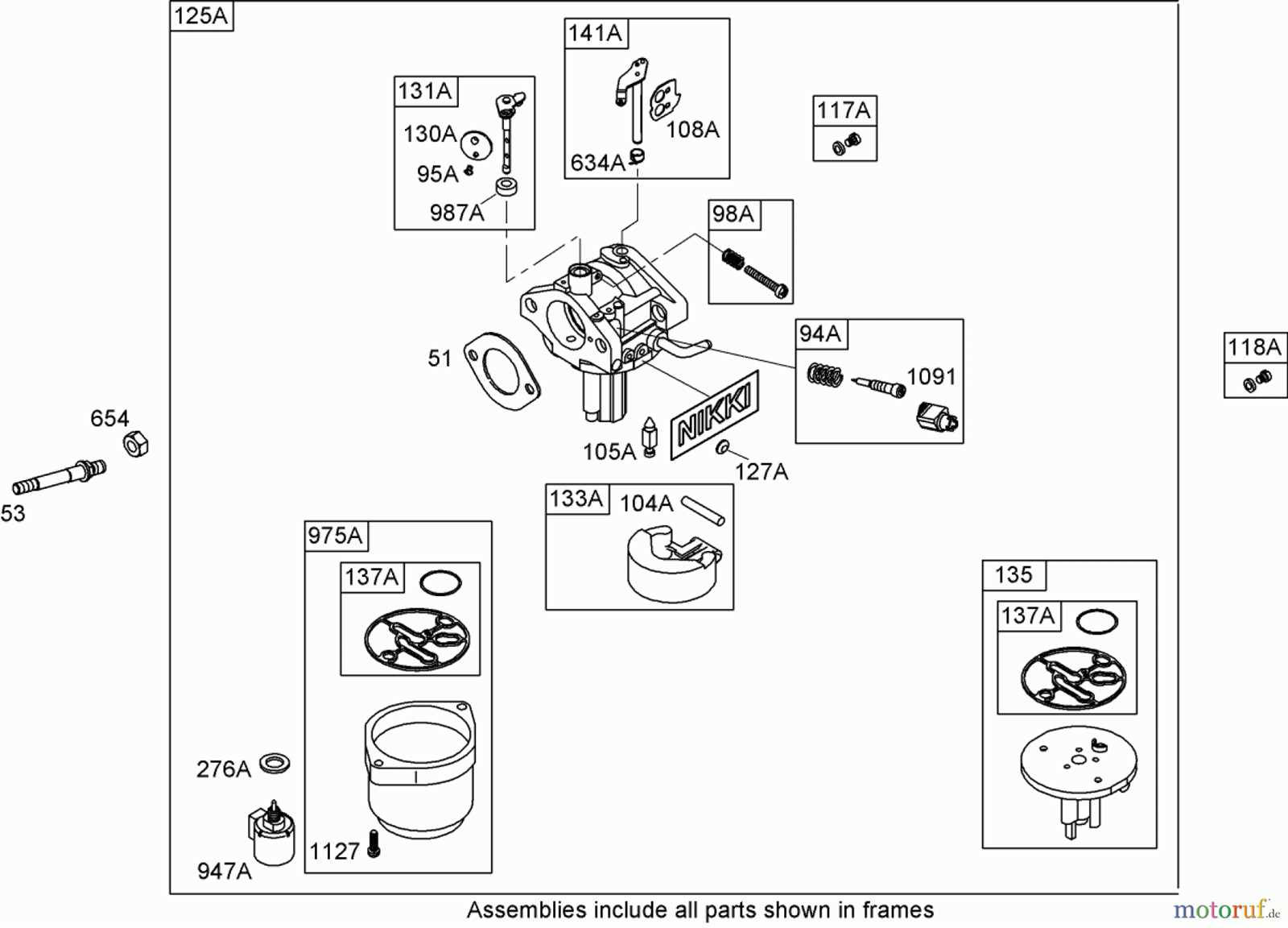 nikki carburetor parts diagram