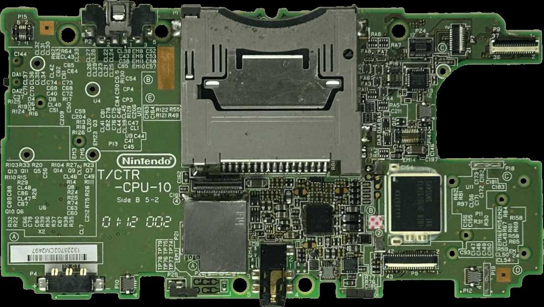 nintendo 3ds xl parts diagram