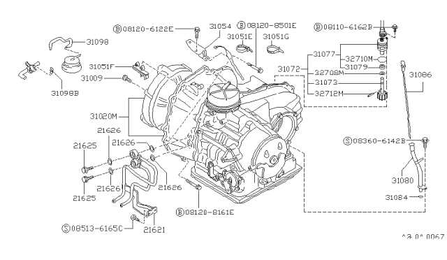 nissan sentra engine parts diagram