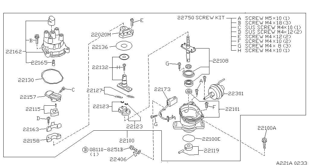 nissan sentra engine parts diagram