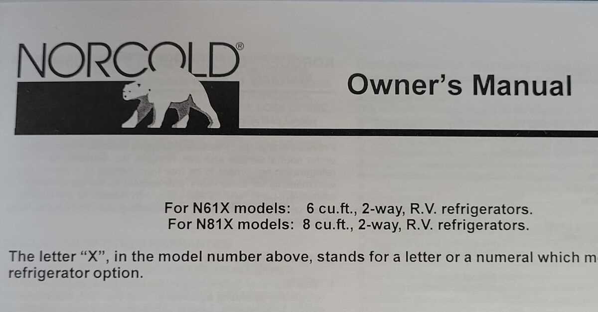 norcold n611 parts diagram