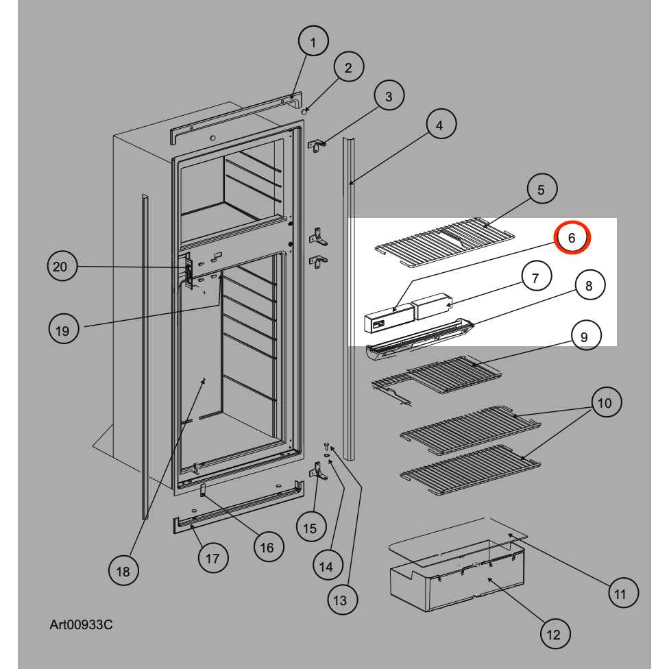 norcold n611 parts diagram