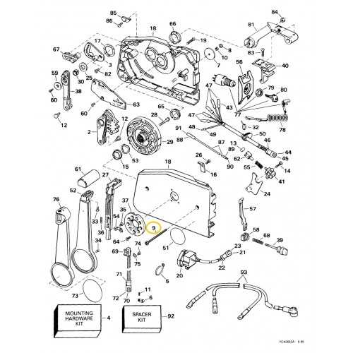 omc outdrive parts diagram