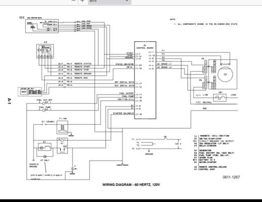 onan 4000 parts diagram