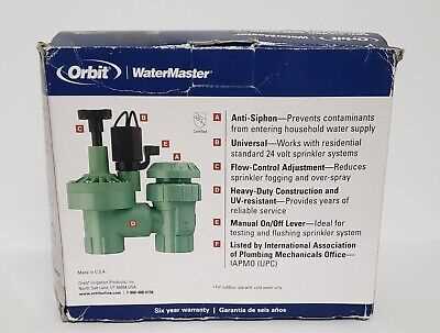 orbit sprinkler valve parts diagram