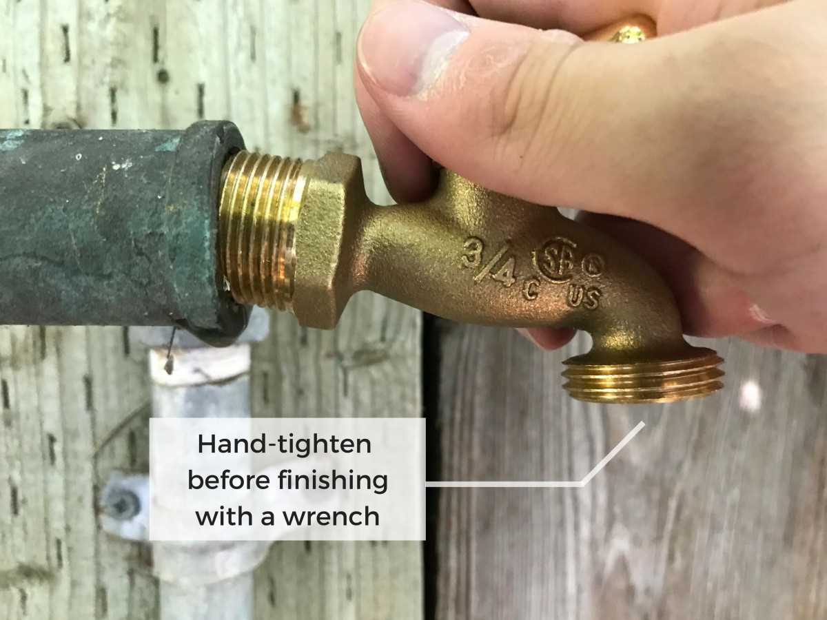 outdoor spigot parts diagram