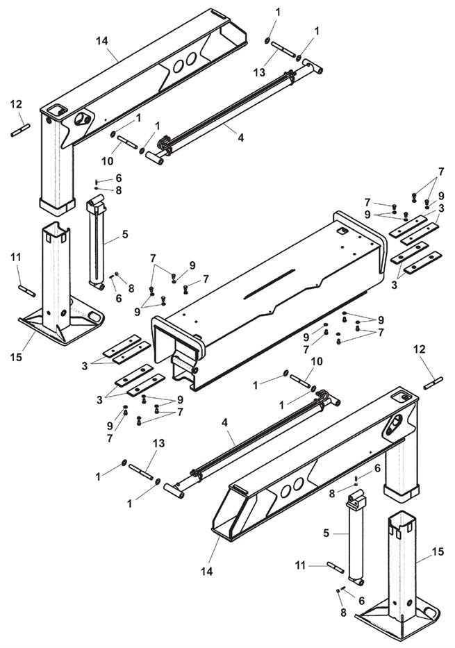 outrigger parts diagram